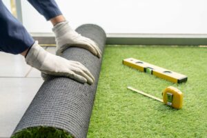 Kunstgras tuin